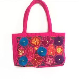 Hot Pink Purse From México